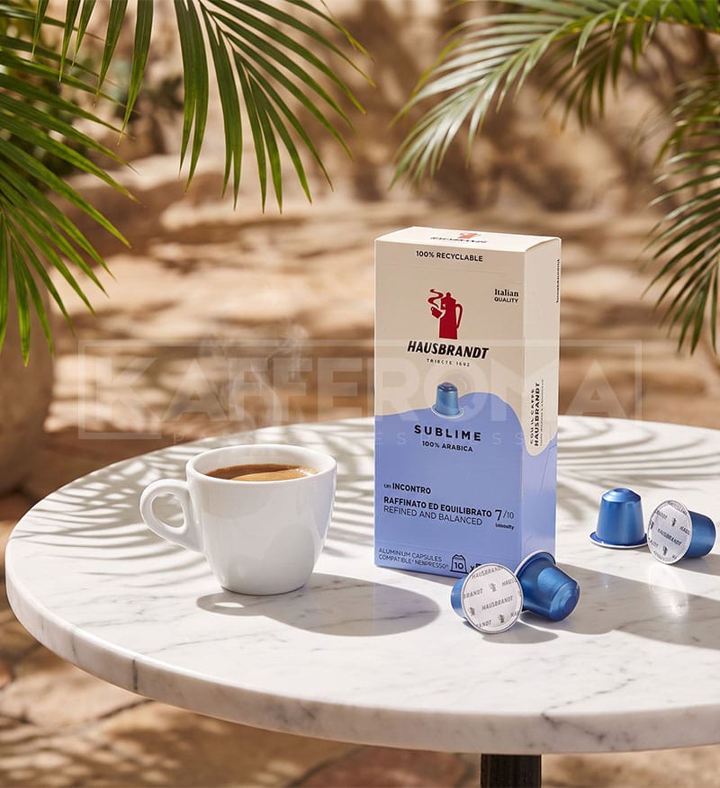 10 Capsule Aluminiu Hausbrandt Sublime - Compatibile Nespresso 10 Capsule Aluminiu Hausbrandt Sublime - Compatibile Nespresso