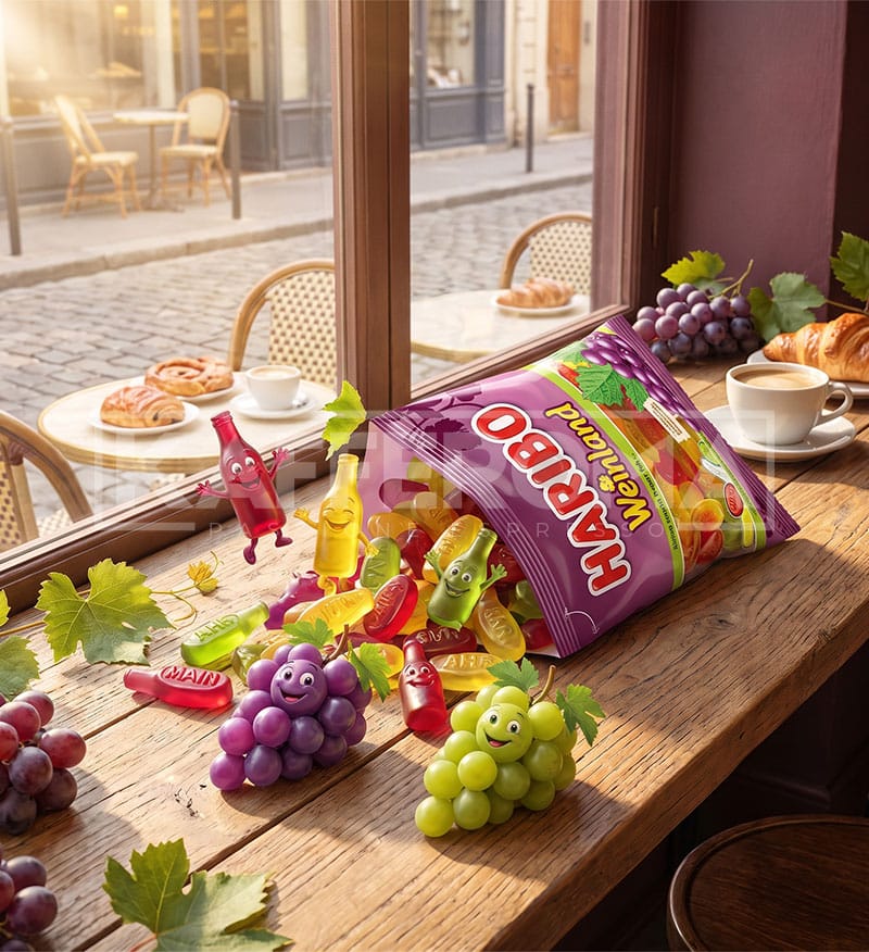 Bomboane Gumate Haribo Weinland 175gr. Bomboane Gumate Haribo Weinland 175gr.