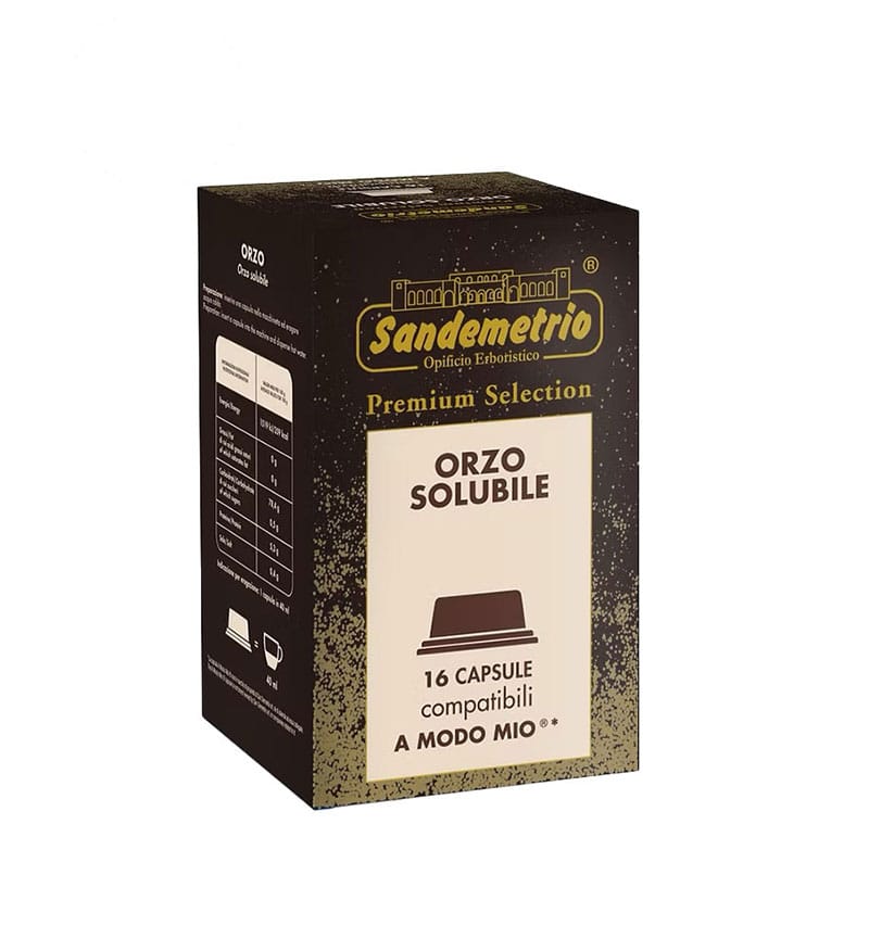 16 Capsule Sandemetrio Orz - Compatibile A Modo Mio 16 Capsule Sandemetrio Orz - Compatibile A Modo Mio