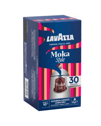 30 Capsule Aluminiu Lavazza Moka Style – Compatibile Nespresso 30 Capsule Aluminiu Lavazza Moka Style – Compatibile Nespresso – Kafferoma