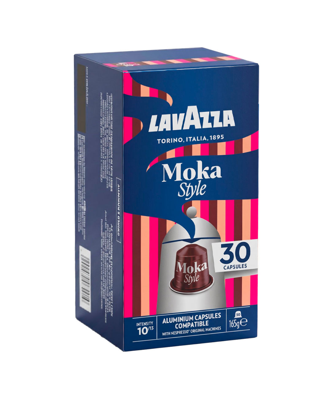 30 Capsule Aluminiu Lavazza Moka Style – Compatibile Nespresso 30 Capsule Aluminiu Lavazza Moka Style – Compatibile Nespresso – Kafferoma