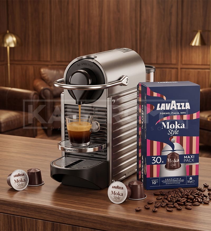 30 Capsule Aluminiu Lavazza Moka Style – Compatibile Nespresso 30 Capsule Aluminiu Lavazza Moka Style – Compatibile Nespresso