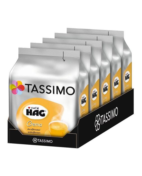 Crema Decofeinizată, 80 de capsule pentru Tassimo