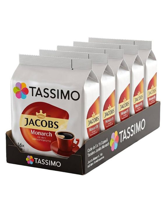 Monarch, 80 de capsule pentru Tassimo