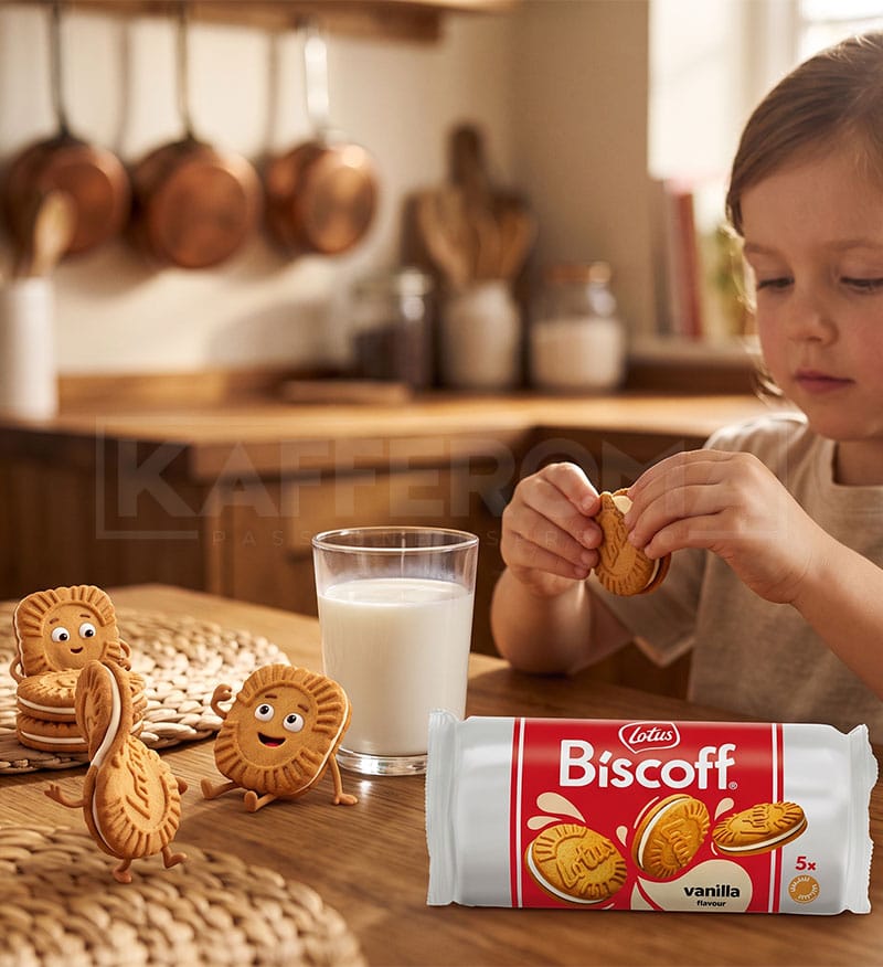 Biscuiti Biscoff cu Crema de Vanilie 50gr. Biscuiti Biscoff cu Crema de Vanilie 50gr.