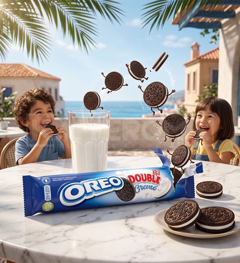 Biscuiti Oreo Double Creme 185 gr. Biscuiti Oreo Double Creme 185 gr.