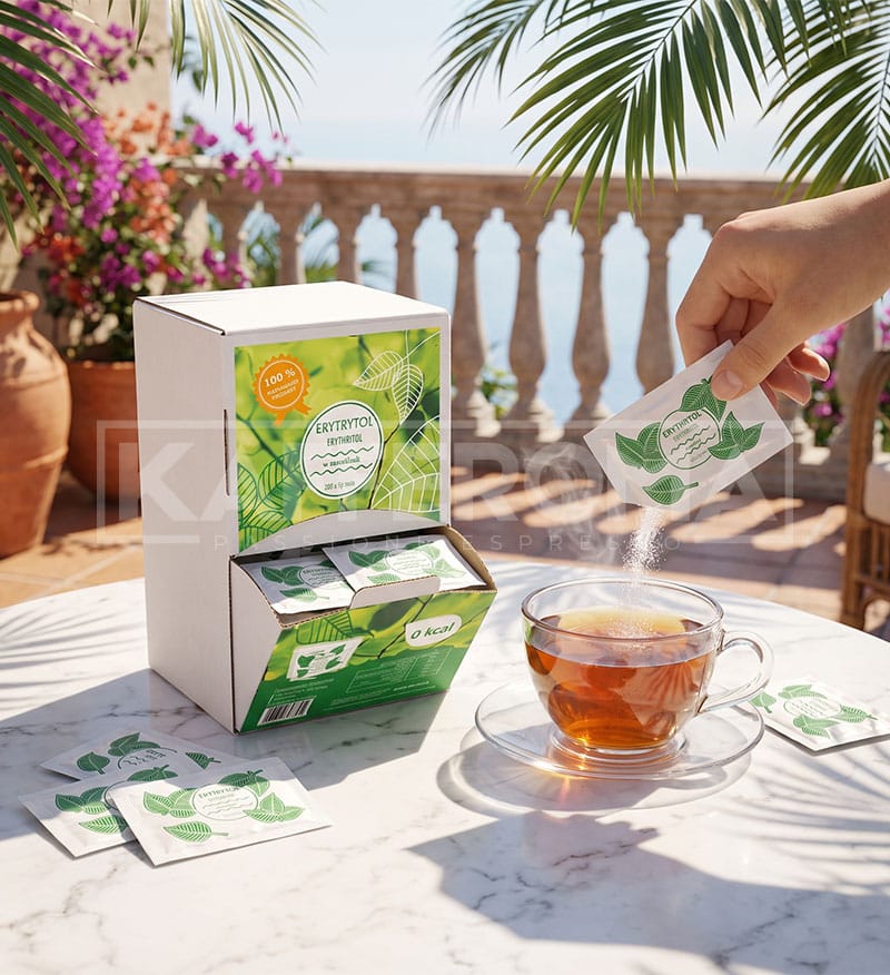200 Pliculete Eritritol Indulcitor Natural - 5g 200 Pliculete Eritritol Indulcitor Natural - 5g