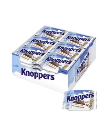 Napolitană Storck Knoppers Joghurt cu Cremă de Iaurt și Alune - 24 buc. Napolitană Storck Knoppers Joghurt cu Cremă de Iaurt și Alune - 24 buc.