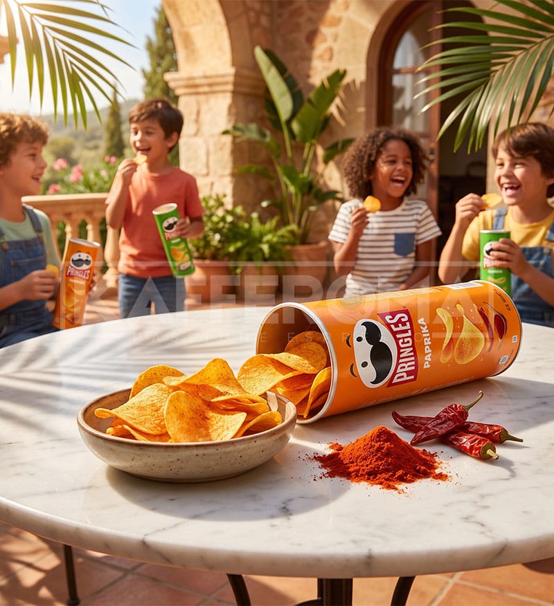 Pringles Chips Paprika 70gr. Pringles Chips Paprika 70gr.