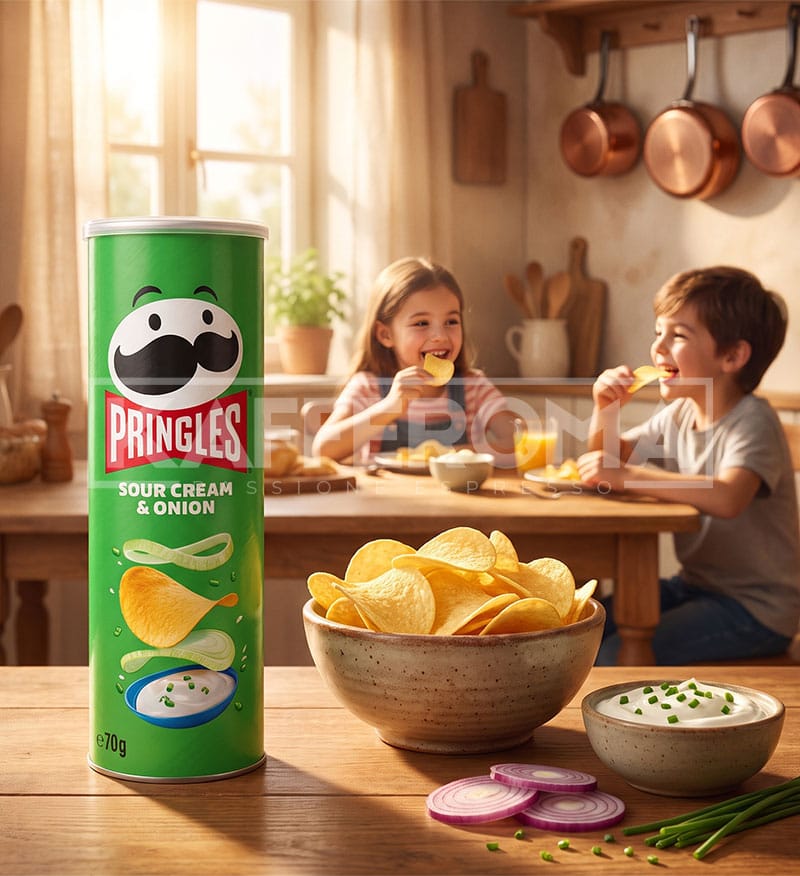 Pringles Chips Sour Cream & Onion 70gr. Pringles Chips Sour Cream & Onion 70gr.