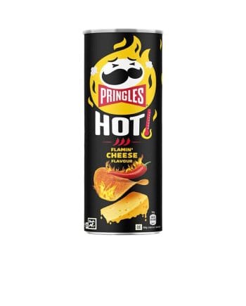 Pringles Chips Hot Flamin Cheese Flavour 160gr. Pringles Chips Hot Flamin Cheese Flavour 160gr.