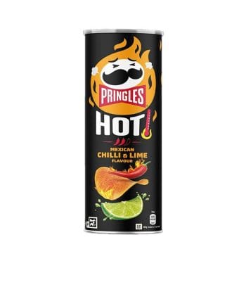 Pringles Chips Hot Mexican Chilli & Lime Flavour 160gr. Pringles Chips Hot Mexican Chilli & Lime Flavour 160gr.