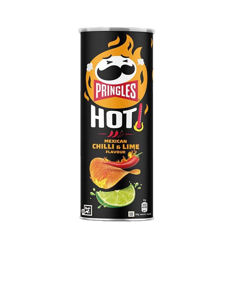 Pringles Chips Hot Mexican Chilli & Lime Flavour 160gr. Pringles Chips Hot Mexican Chilli & Lime Flavour 160gr.