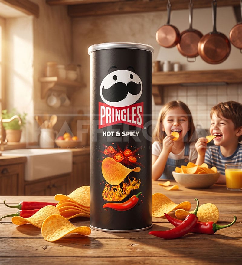 Pringles Chips Hot & Spicy 125gr. Pringles Chips Hot & Spicy 125gr.