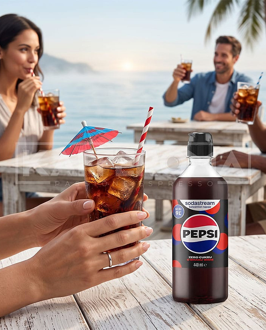 SodaStream Pepsi Cherry Zero - Sirop Concentrat 440ml SodaStream Pepsi Cherry Zero - Sirop Concentrat 440ml, imaginea 3 – Kafferoma