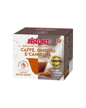 10 Capsule Ristora Caffe e Ginseng si Scortisoara – Compatibile Dolce Gusto 10 Capsule Ristora Caffe e Ginseng si Scortisoara – Compatibile Dolce Gusto – Kafferoma