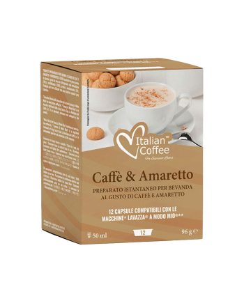 12 Capsule Italian Coffee Amaretto – Compatibile A Modo Mio 12 Capsule Italian Coffee Amaretto – Compatibile A Modo Mio – Kafferoma