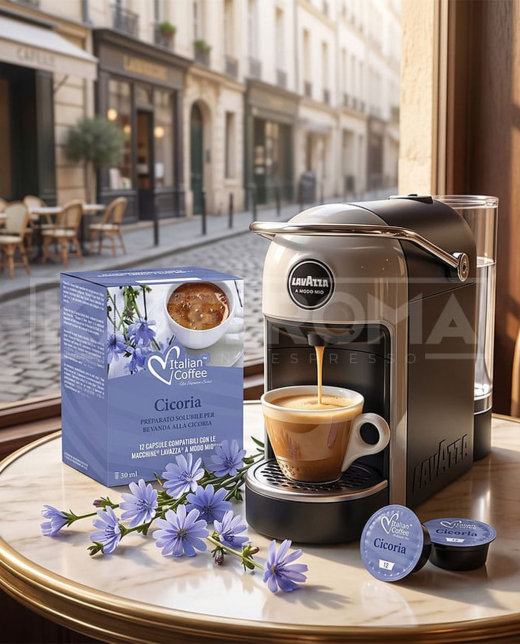 12 Capsule Italian Coffee Cicoria – Compatibile A Modo Mio 12 Capsule Italian Coffee Cicoria – Compatibile A Modo Mio, imaginea 2 – Kafferoma