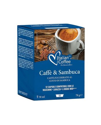 12 Capsule Italian Coffee Sambuca – Compatibile A Modo Mio 12 Capsule Italian Coffee Sambuca – Compatibile A Modo Mio – Kafferoma