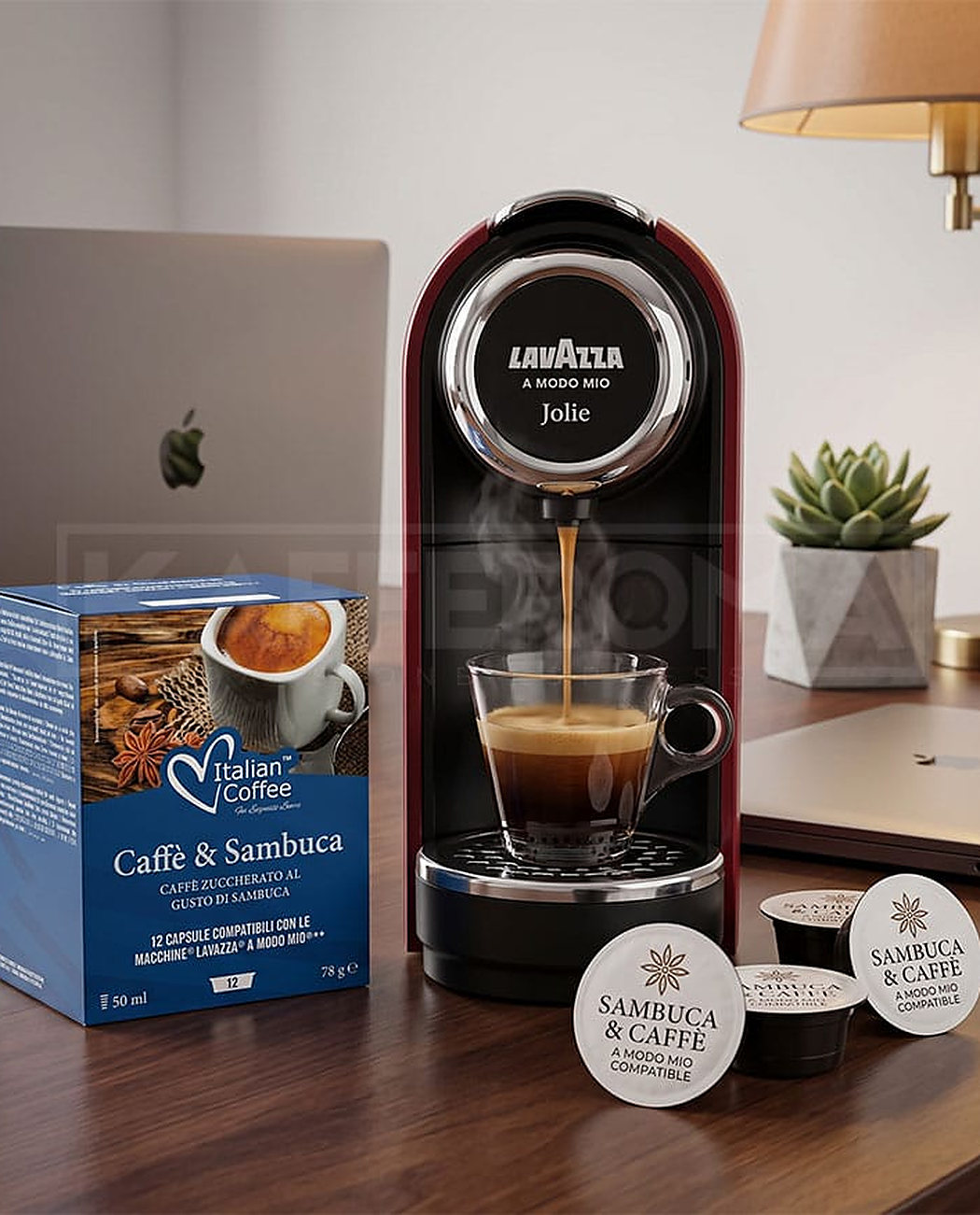 12 Capsule Italian Coffee Sambuca – Compatibile A Modo Mio 12 Capsule Italian Coffee Sambuca – Compatibile A Modo Mio, imaginea 2 – Kafferoma