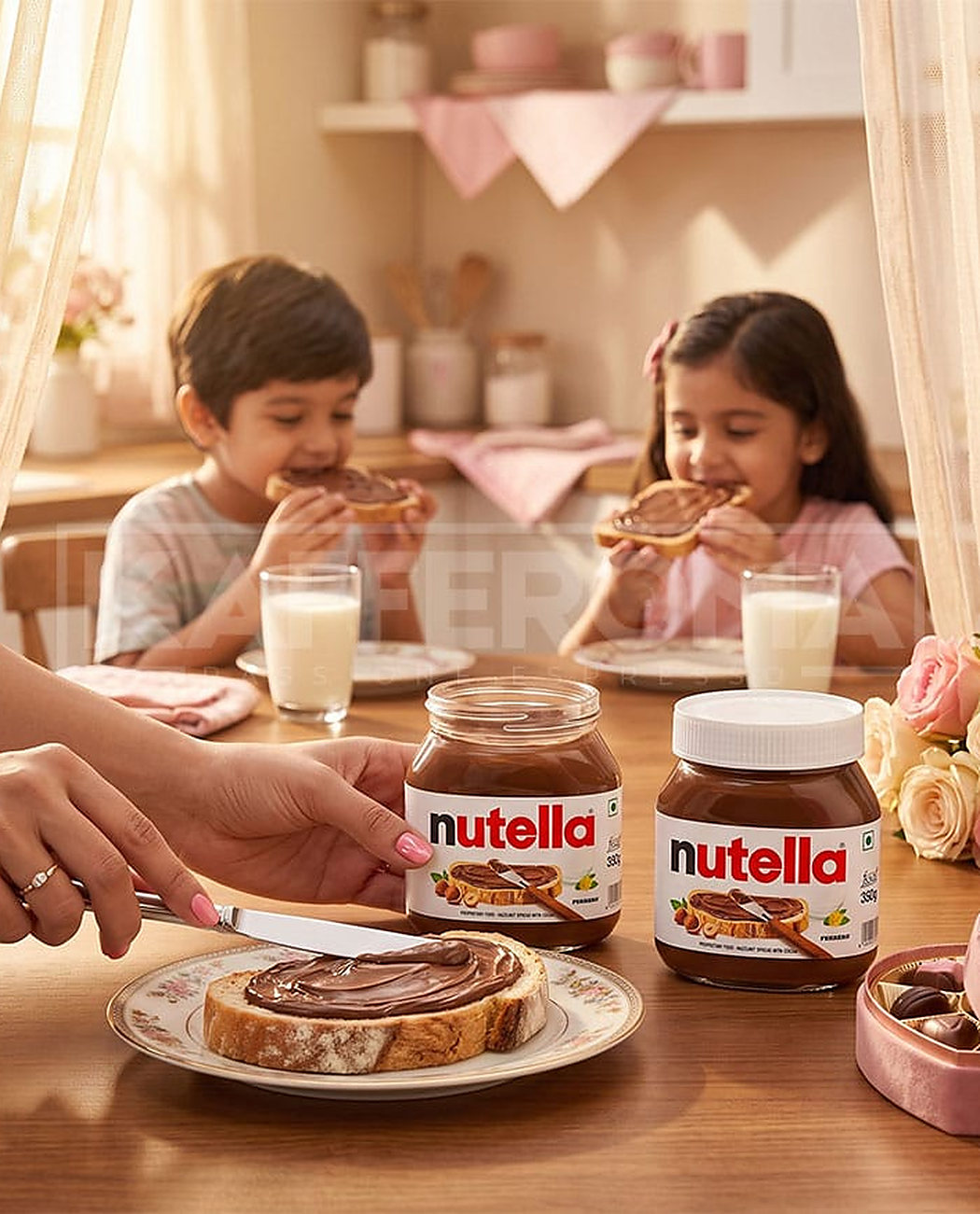 Crema Tartinabila Nutella 350gr. Crema Tartinabila Nutella 350gr., imaginea 2 – Kafferoma