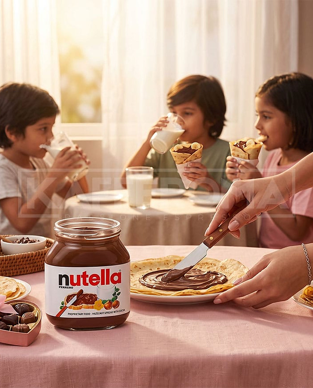 Crema Tartinabila Nutella 350gr. Crema Tartinabila Nutella 350gr., imaginea 3 – Kafferoma