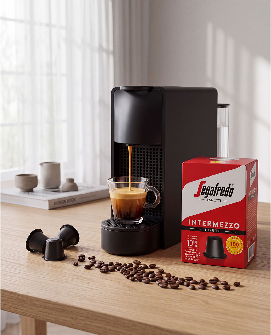100 Capsule Segafredo Intermezzo Forte - Compatibile Nespresso 100 Capsule Segafredo Intermezzo Forte - Compatibile Nespresso, imaginea 5 – Kafferoma