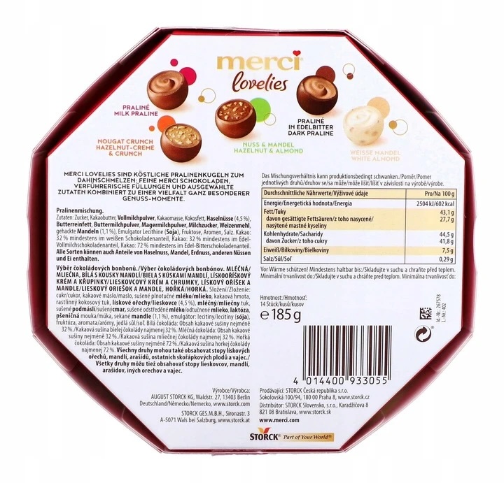 Praline Lovelies, 5 sortimente, 185 gr. Praline Lovelies, 5 sortimente, 185 gr., imaginea 3 – Kafferoma