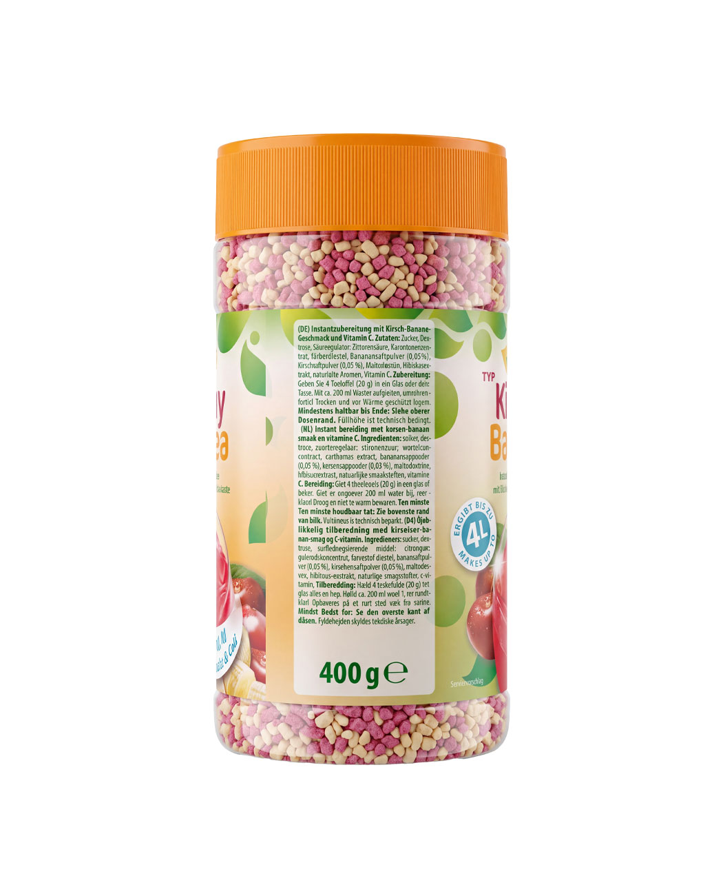 Ceai Instant Granulat King George Cherry Banana 400gr. Ceai Instant Granulat King George Cherry Banana 400gr., imaginea 2 – Kafferoma