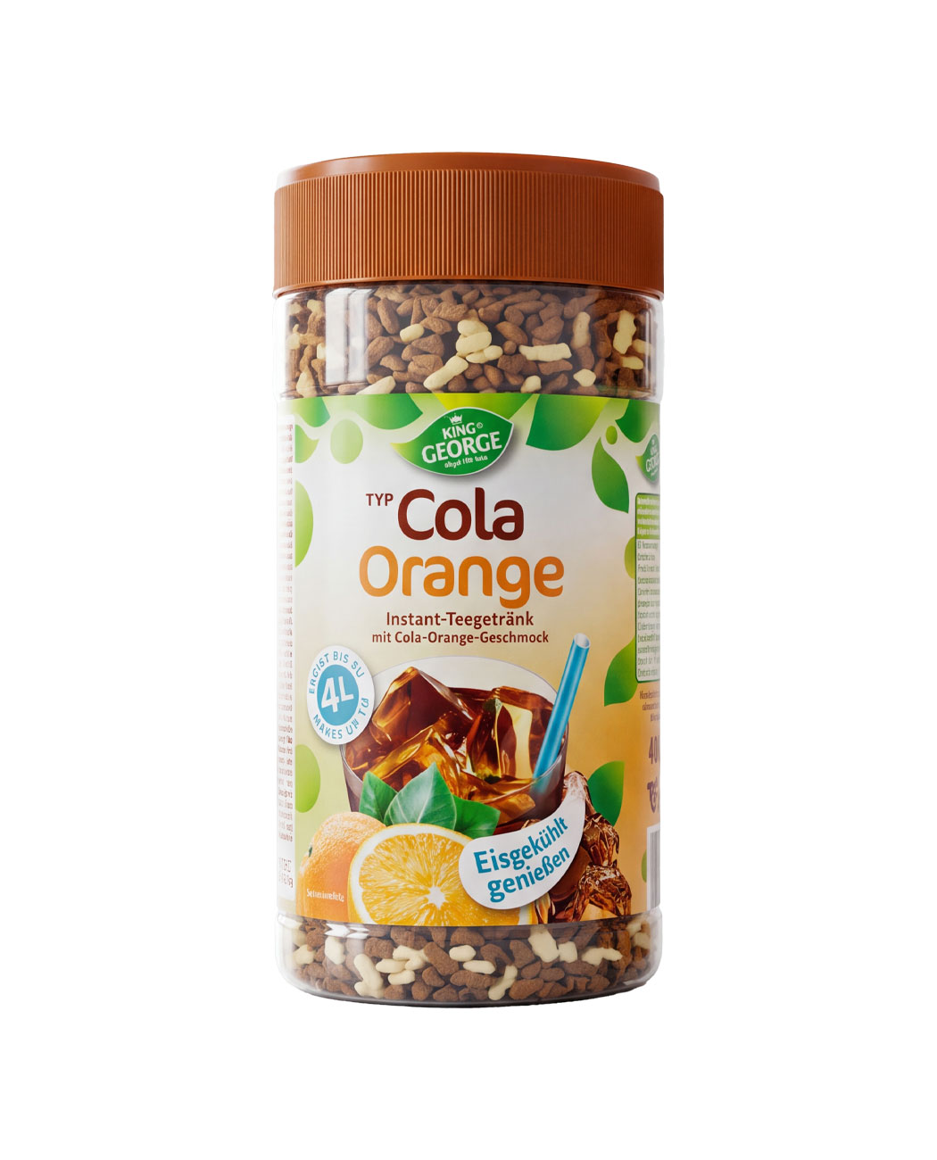 Ceai Instant Granulat King George Cola Orange 400gr. Ceai Instant Granulat King George Cola Orange 400gr. – Kafferoma