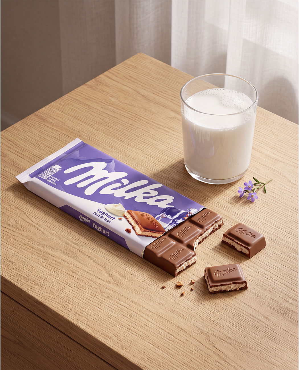 Ciocolată cu cremă de iaurt, 100 gr. Ciocolată cu cremă de iaurt, 100 gr., imaginea 4 – Kafferoma