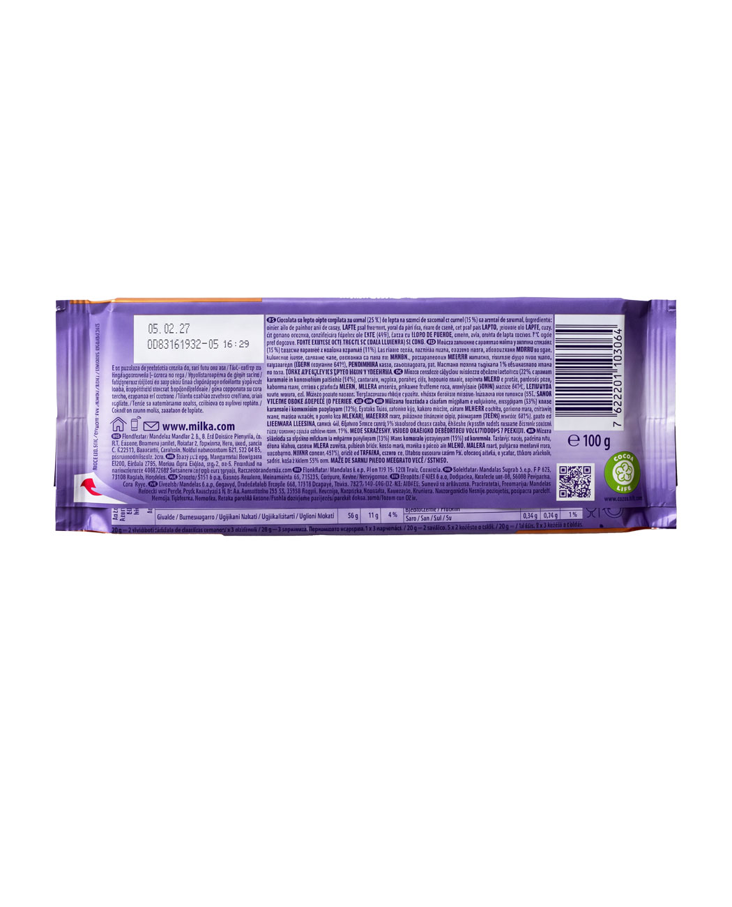 Ciocolată cu cremă caramel, 100 gr. Ciocolată cu cremă caramel, 100 gr., imaginea 2 – Kafferoma