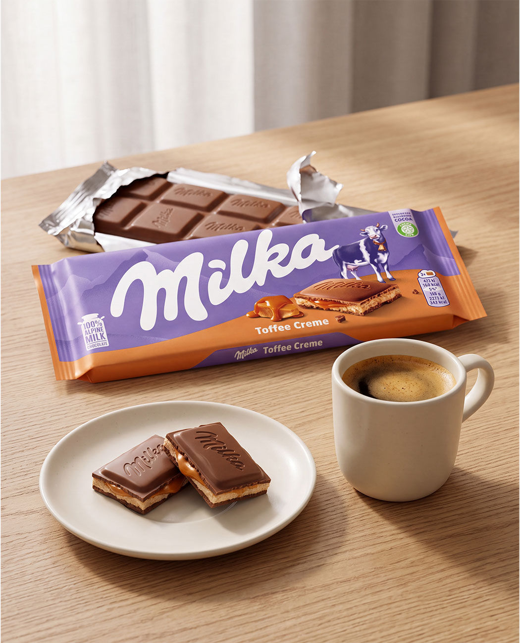 Ciocolată cu cremă caramel, 100 gr. Ciocolată cu cremă caramel, 100 gr., imaginea 3 – Kafferoma