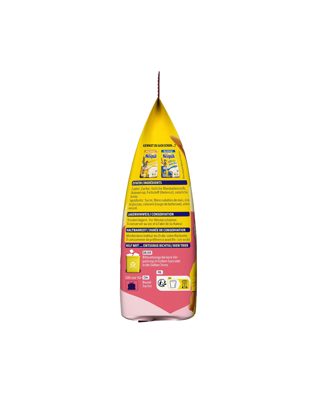 Nesquik cu gust de căpșuni, pudră pentru lapte, 350 gr. Nesquik cu gust de căpșuni, pudră pentru lapte, 350 gr., imaginea 3 – Kafferoma